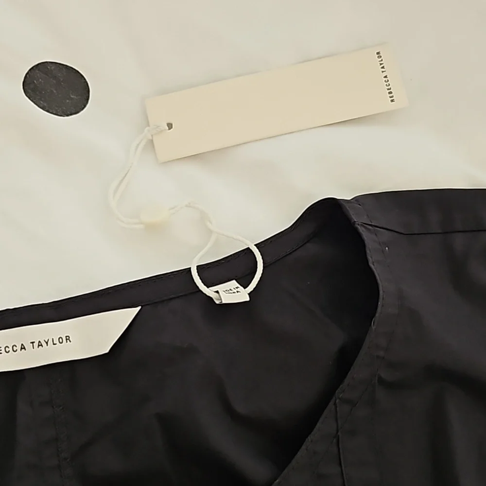 Rebecca  Taylor Smocked Front Top-NWT - Picture 9 of 16